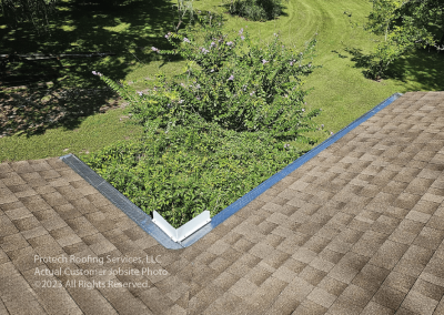 roofing jobsite replace residential gutters