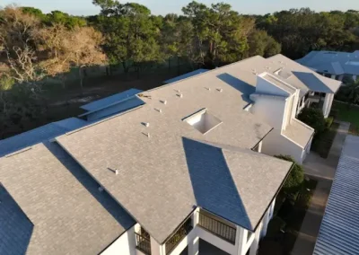 roofing jobsite photo: multi family housing