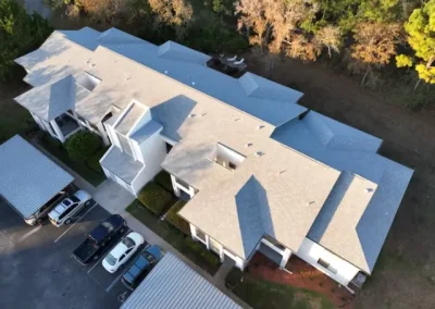 roofing jobsite photo: multi family housing