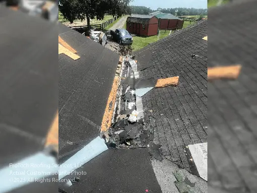 replace roof with white drip shingles BEFORE replace roof with white drip shingles BEFORE