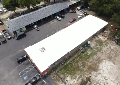 Roofing jobsite photo: commercial flat roof