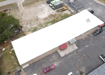 Roofing jobsite photo: commercial flat roof